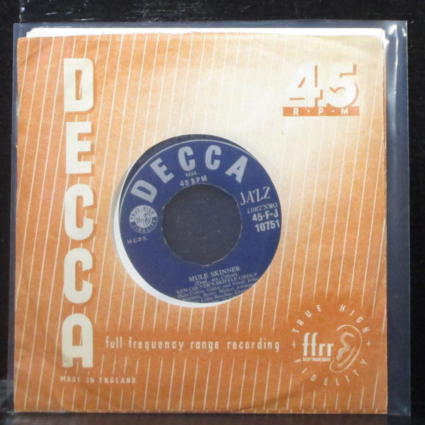Ken Colyer's Skiffle Group - Mule Skinner / Down Bound Train 7" VG- Vinyl 45 UK - Shuga Records