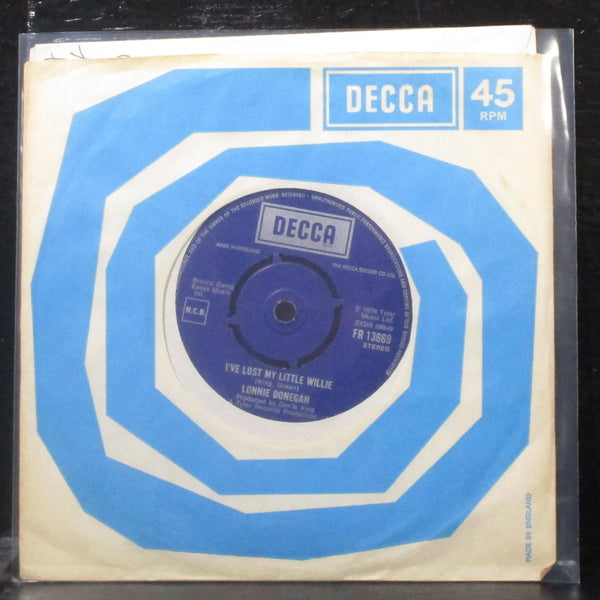 Lonnie Donegan - I've Lost My Little Willie / Censored 7" VG+ Vinyl 45 Decca UK - Shuga Records