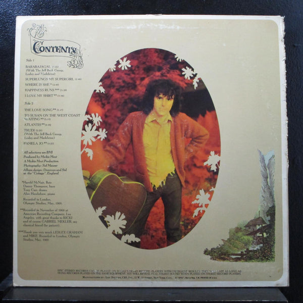 Donovan - Barabajagal LP VG+ BN 26481 Epic Yellow Label 1969 USA Vinyl Record - Shuga Records