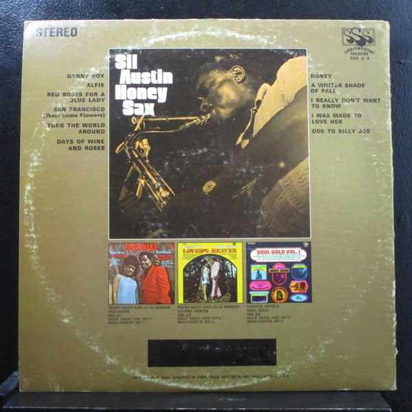 Sil Austin - Honey Sax LP VG+ SSS#4 Stereo Vinyl Record - Shuga Records