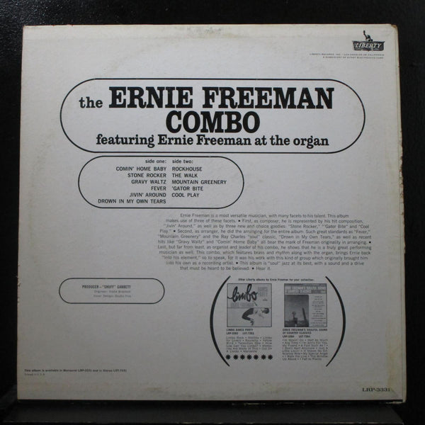 Ernie Freeman Combo - Comin' Home Baby Stone Rocker LP VG+ LRP-3331 Mislabeled - Shuga Records