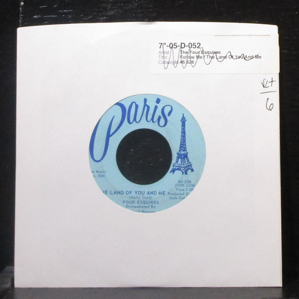 Four Esquires - The Land Of You And Me / Follow Me 7" VG+ Vinyl 45 Paris 45-526 - Shuga Records