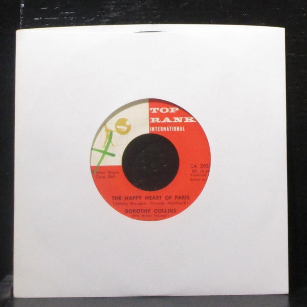 Dorothy Collins - Banjo Boy / The Happy Heart Of Paris 7" VG+ Vinyl 45 Top Rank - Shuga Records