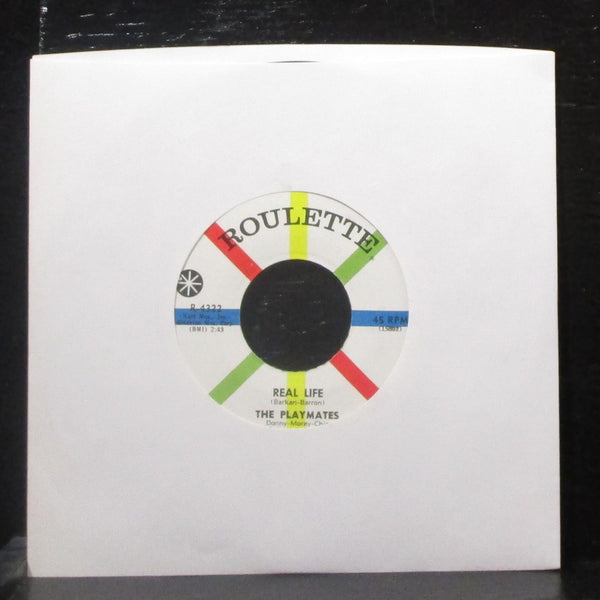 The Playmates - Little Miss Stuck Up / Real Life 7" VG+ Vinyl 45 Roulette R-4322 - Shuga Records