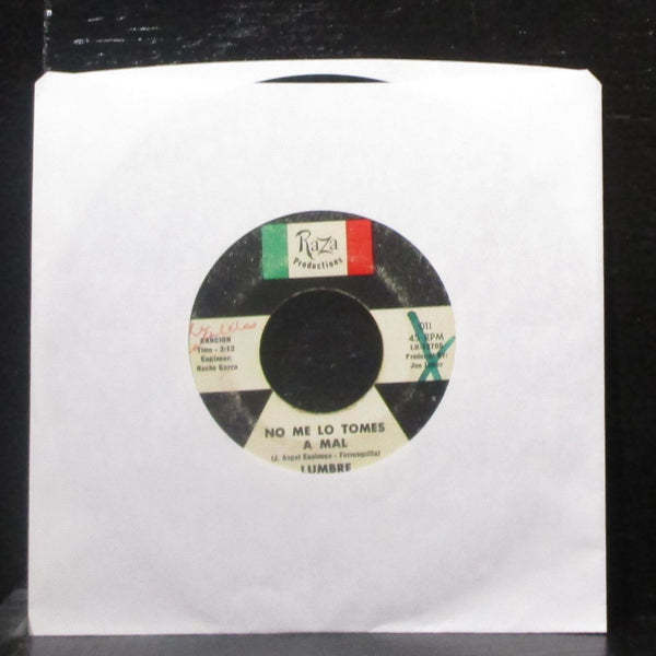 Lumbre & Marky Lee - Yo Quiero Ser / No Me Lo Tomes A Mal 7" VG- Vinyl 45 Raza - Shuga Records