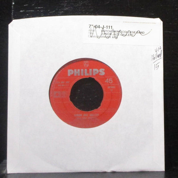 Dutch Swing College Band - Junior Jazz Gallery 7" VG+ Vinyl 45 Philips Holland - Shuga Records