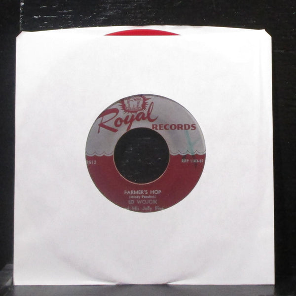 Ed Wojcik - Choo Choo Polka / Farmer's Hop 7" VG+ Red Vinyl 45 Royal R512 USA - Shuga Records