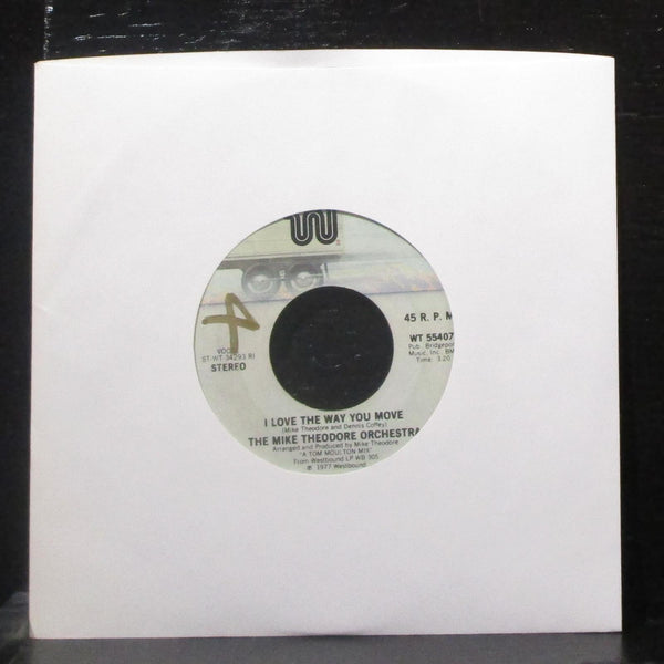 Mike Theodore Orchestra - The Bull / I Love The Way You Move 7" VG+ Vinyl 45 - Shuga Records
