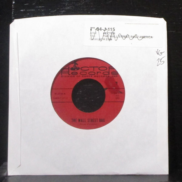 Unknown Artist - Wall Street Rag / America 7" VG Vinyl 45 Hoctor H-2744 USA - Shuga Records