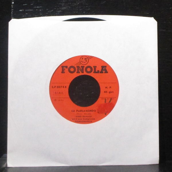 Nino Ranalli - Lu Maritello / Lu Parlamendo 7" VG+ Vinyl 45 Fonola SP 8074 Italy - Shuga Records