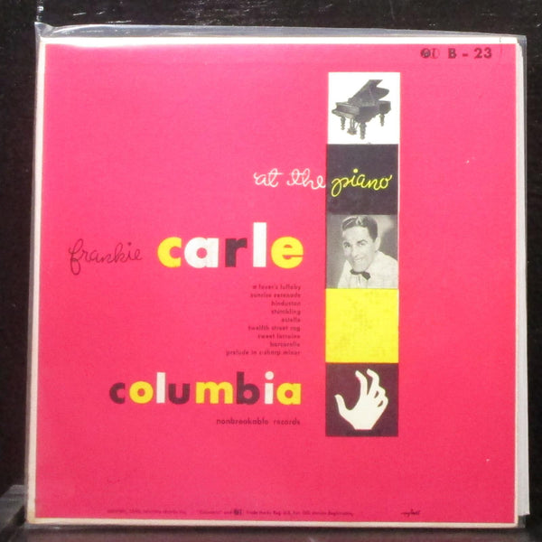 Frankie Carle - At The Piano EP 2x7" VG+ Vinyl 45 Columbia B-23 USA 1949 - Shuga Records