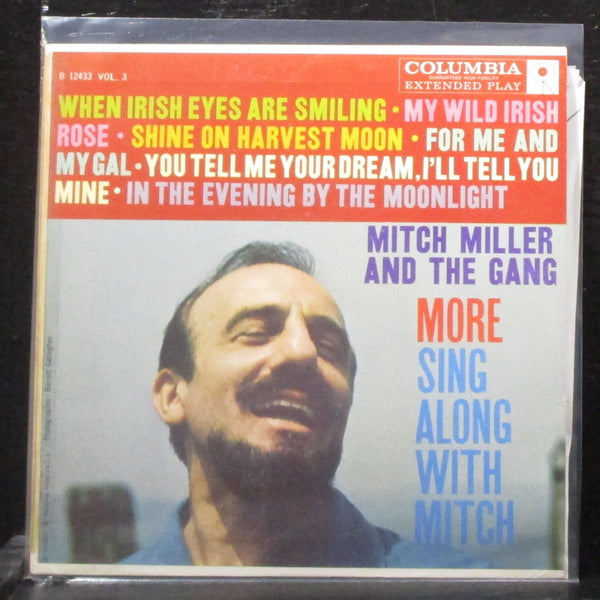 Mitch Miller - More Sing Along With Mitch Vol. 3 EP 7" VG+ Vinyl 45 Columbia USA - Shuga Records