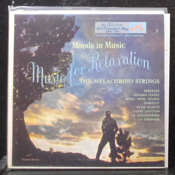 Melanchrino Strings - Moods In Music: Music For Relaxation EP 2x7" VG+ Vinyl 45 - Shuga Records