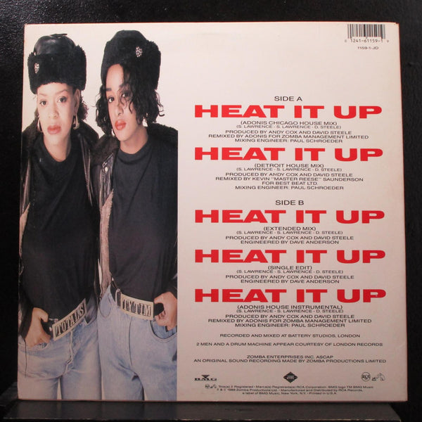 Wee Papa Girl Rappers - Heat It Up LP Mint- 1159-1-JD Vinyl Record - Shuga Records