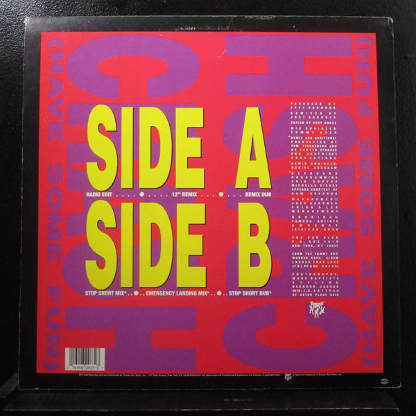 TKA Featuring Michelle Visage - Crash (Have Some Fun) 12" VG+ TB 963 Vinyl 1990 - Shuga Records