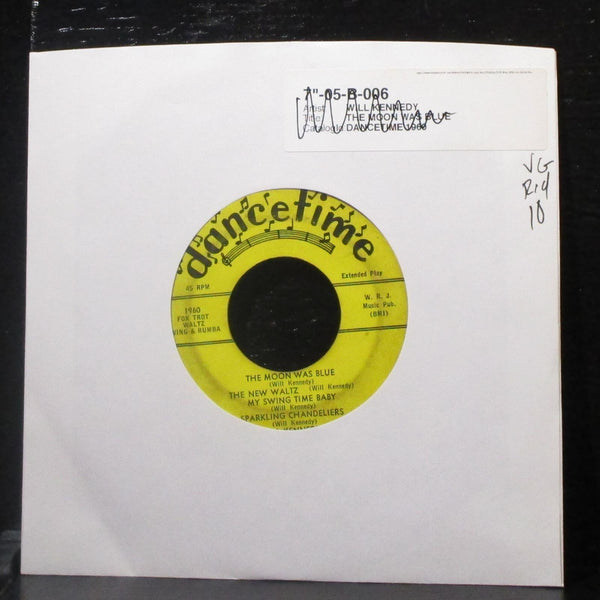 Will Kennedy's Dancetime Orchestra - Dancetime EP 7" VG Red Vinyl 45 1960 - Shuga Records