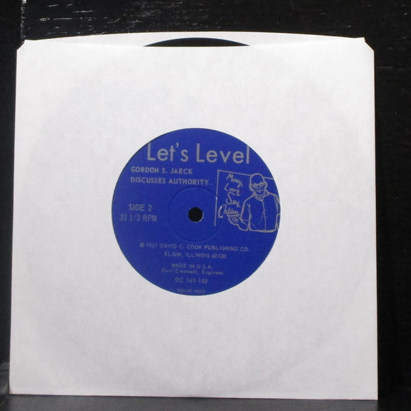 Gordon S. Jaeck - Let's Level 7" VG+ Vinyl 33 David C. Cook DC 141-142 USA 1967 - Shuga Records