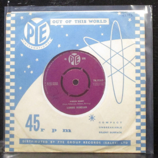 Lonnie Donegan - Virgin Mary / Beyond The Sunset 7" VG+ Vinyl 45 Pye 7N.15315 - Shuga Records