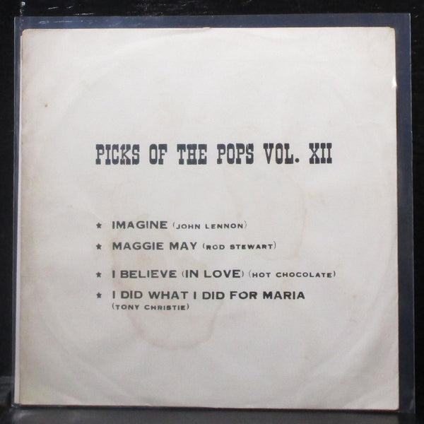 Various Artists - Picks Of The Pops Vol. XII EP 7" VG+ Vinyl 45 TK-670 Thailand - Shuga Records