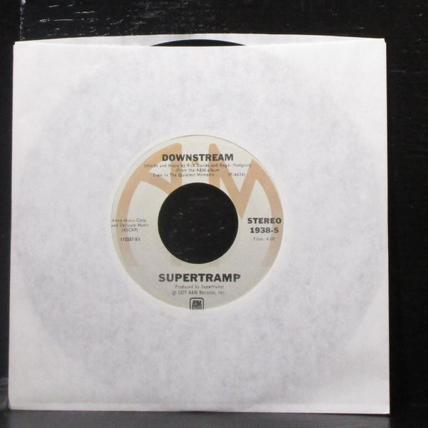 Supertramp - Give A Little Bit / Downstream 7" VG+ Vinyl 45 A&M 1938-S USA 1977 - Shuga Records