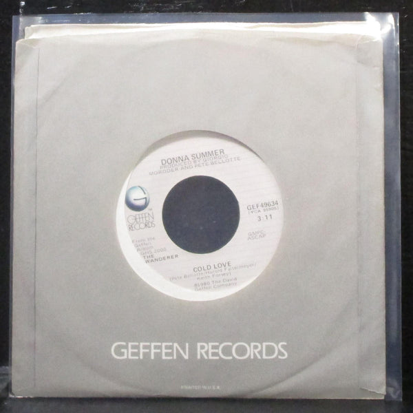Donna Summer - Cold Love / Grand Illusion 7" Mint- Vinyl 45 Geffen GEF49634 USA - Shuga Records