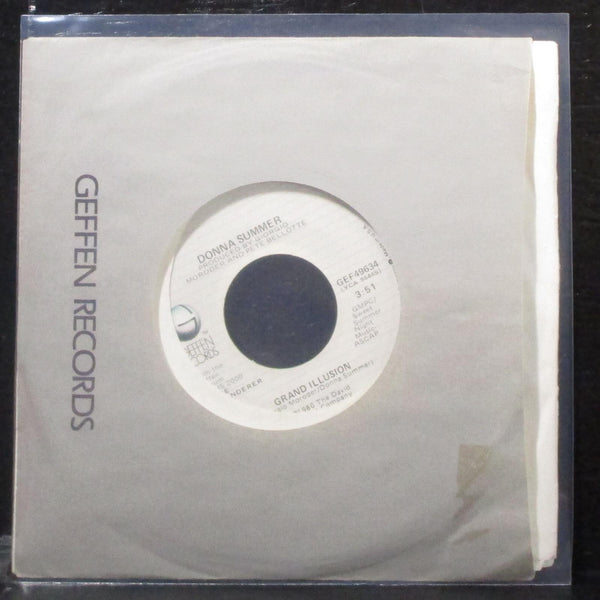 Donna Summer - Cold Love / Grand Illusion 7" Mint- Vinyl 45 Geffen GEF49634 USA - Shuga Records