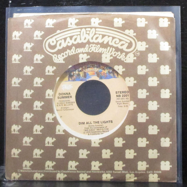 Donna Summer - Dim All The Lights / There Will Always Be A You 7" Mint- Vinyl 45 - Shuga Records
