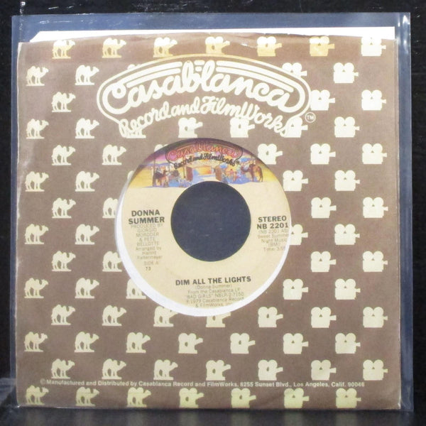 Donna Summer - Dim All The Lights / There Will Always Be A You 7" VG+ Vinyl 45 - Shuga Records