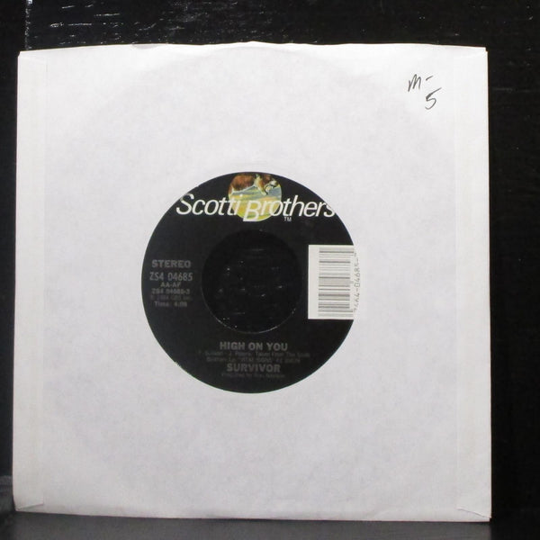 Survivor - High On You / Everlasting 7" Mint- Vinyl 45 Scotti Bros. ZS4 04685 - Shuga Records