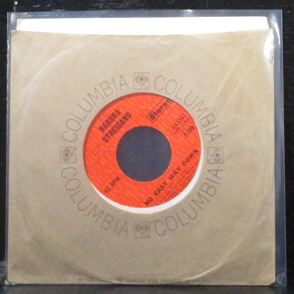 Barbra Streisand - Time And Love / No Easy Way Down 7" VG+ Vinyl 45 Columbia USA - Shuga Records