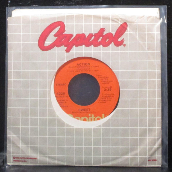 Sweet - Action / Medussa 7" Mint- Vinyl 45 Capitol 4220 USA 1976 - Shuga Records