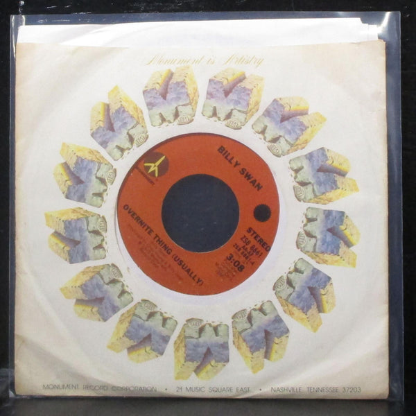 Billy Swan - Everything's The Same / Overnite Thing 7" Mint- Vinyl 45 Monument - Shuga Records