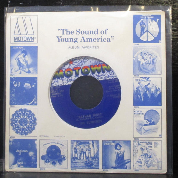 The Supremes - Nathan Jones / Happy 7" Mint- Vinyl 45 Motown M 1182 USA 1971 - Shuga Records