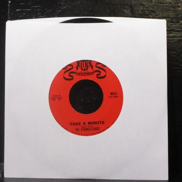 The String-A-Longs - Should I / Take A Minute 7" VG+ Vinyl 45 Warwick M654 USA - Shuga Records