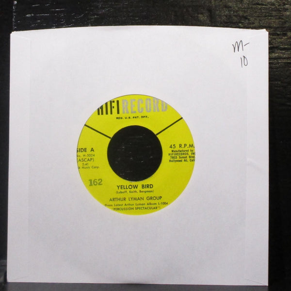 Arthur Lyman Group - Yellow Bird / Havah Nagilah 7" Mint- Vinyl 45 HiFi H-5024 - Shuga Records