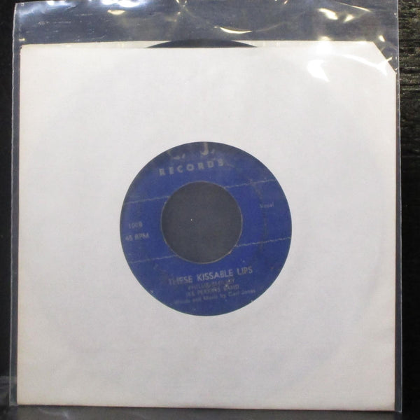 Ike Perkins Band & Phillis Smilley - Wine / These Kissable Lips 7" VG- Vinyl 45 - Shuga Records
