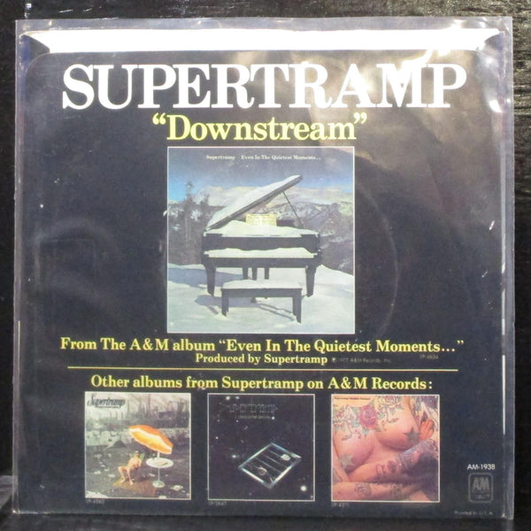 Supertramp - Give A Little Bit / Downstream 7" VG+ Vinyl 45 A&M 1938-S USA 1977 - Shuga Records