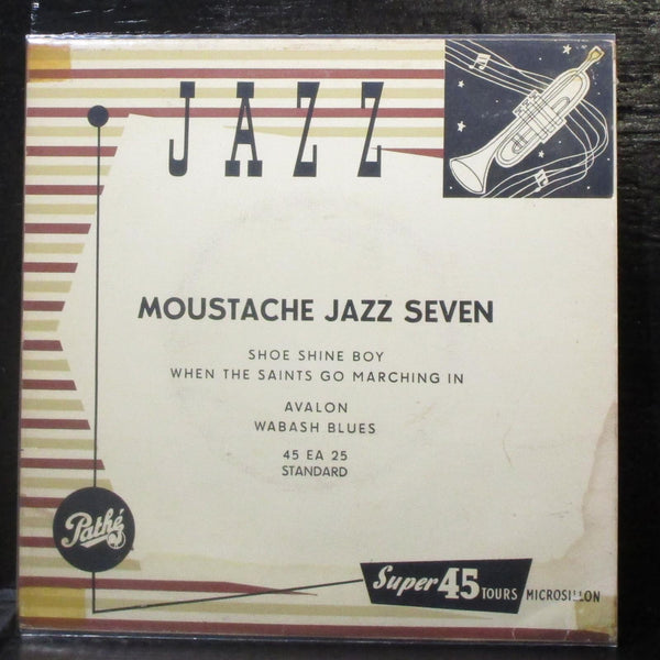 Moustache Jazz Seven - Shoe Shine Boy EP 7" VG Vinyl 45 EA 25 Path France - Shuga Records