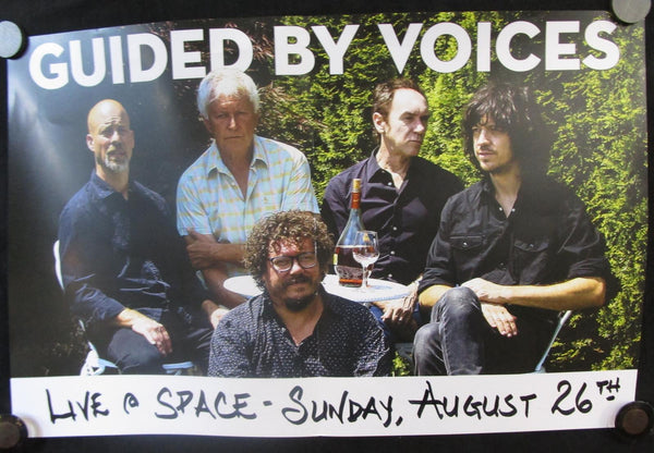 Guided By Voices - Live @ Space August 26th Poster Mint- Hand-Dated 11"x17" - Shuga Records