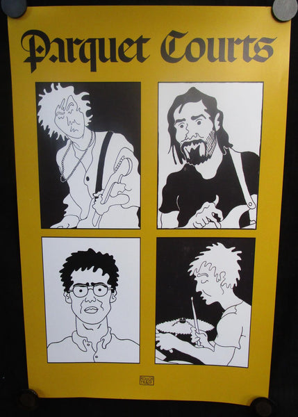 Parquet Courts - Wide Awaaaaake! Poster Mint- Double Sided 2018 17"xx11" - Shuga Records