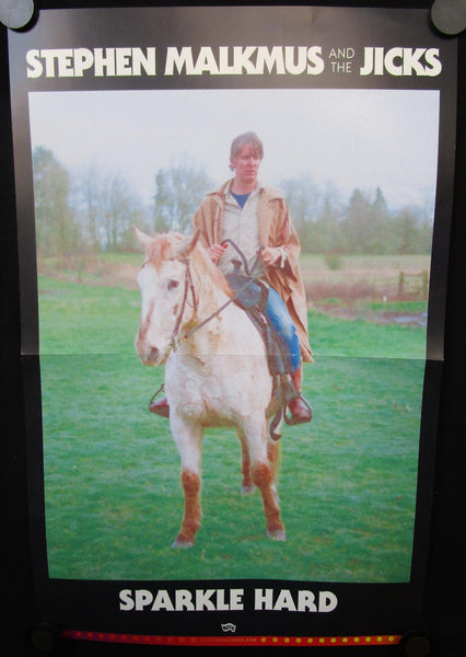 Stephen Malkmus And The Jicks - Sparkle Hard Poster Mint- Double Sided 17"xx11" - Shuga Records