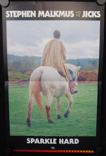 Stephen Malkmus And The Jicks - Sparkle Hard Poster Mint- Double Sided 17"xx11" - Shuga Records