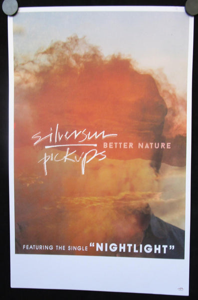 Silversun Pickups - Better Nature Poster Mint- 17"x11" Double Sided 2015 - Shuga Records