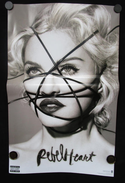 Madonna - Rebel Heart Poster Mint- 22"x14" Double Sided 2015 - Shuga Records