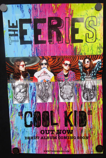 The Eeries - Cool Kid Poster Mint- Interscope 2014 22"x14" - Shuga Records