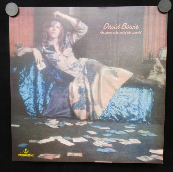 David Bowie - The Man Who Sold The World Poster Mint- 12"x12" Promo 2015 Reissue - Shuga Records