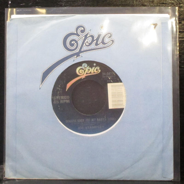 Joe Stampley - Double Shot / Penny 7" VG+ Vinyl 45 Epic 34-04173 USA 1983 - Shuga Records