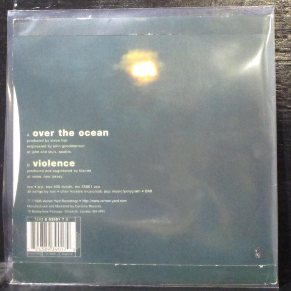 Low - Over The Ocean / Violence 7" VG+ Vinyl 45 Vernon Yard YARD24 UK 1996 - Shuga Records