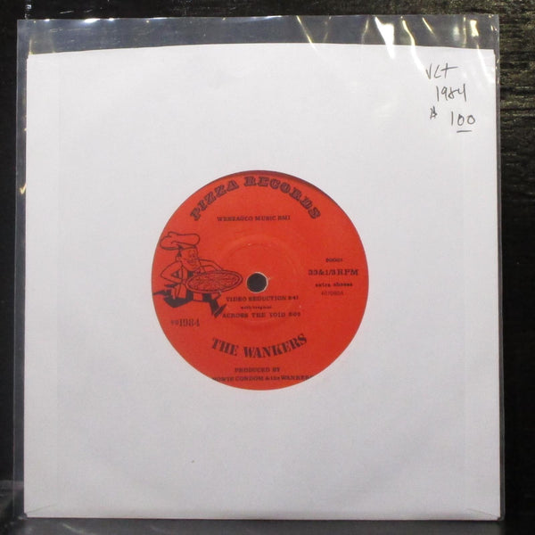 The Wankers - Video Seduction EP 7" VG+ Vinyl 33 Pizza 90001 USA 1984 - Shuga Records
