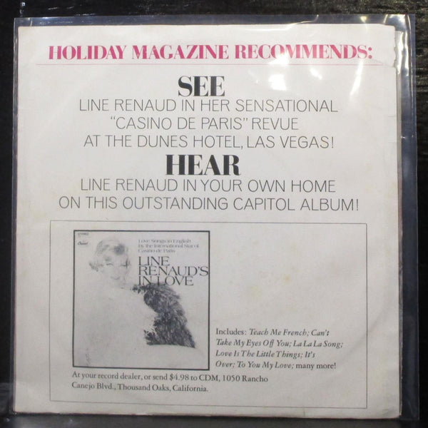 Line Renaud - Promotional Record EP 7" VG+ Promo Vinyl 45 Capitol PRO 4648-4649 - Shuga Records